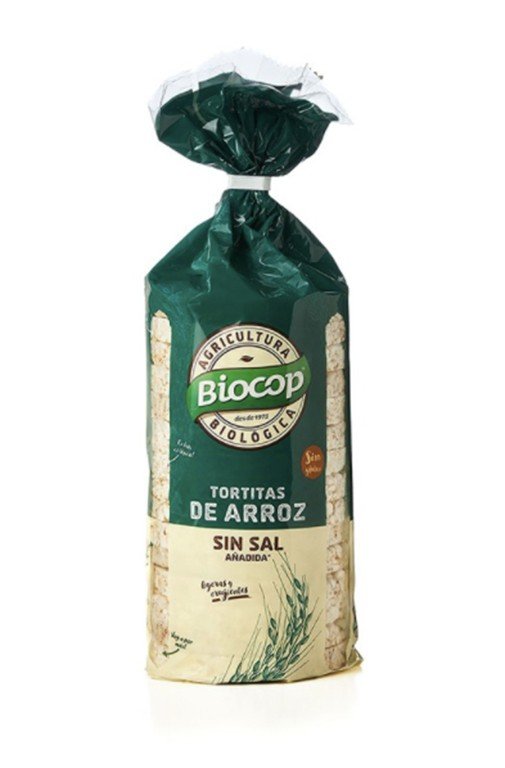 Tortitas Biocop Arroz sin Sal 200 gr