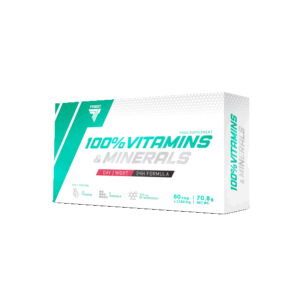 100% Vitamins & Minerals 60 Serv.