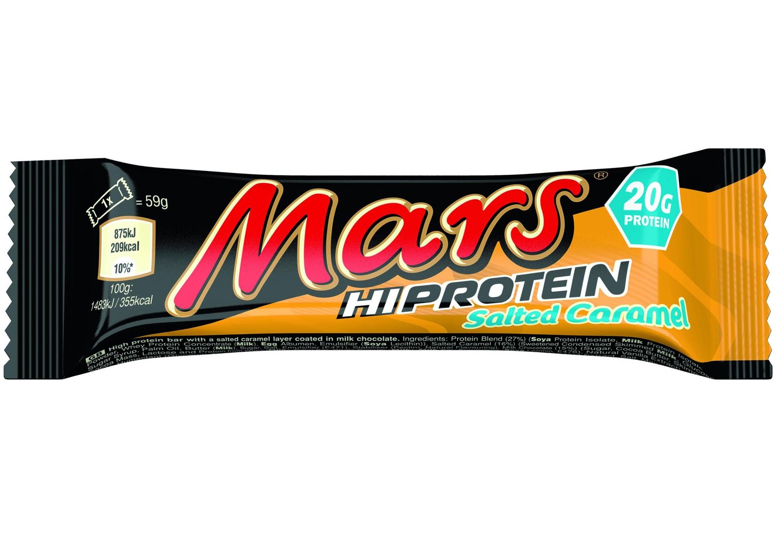 Mars Hi Protein Salted Caramel Bar 1 Barrita x 59 gr