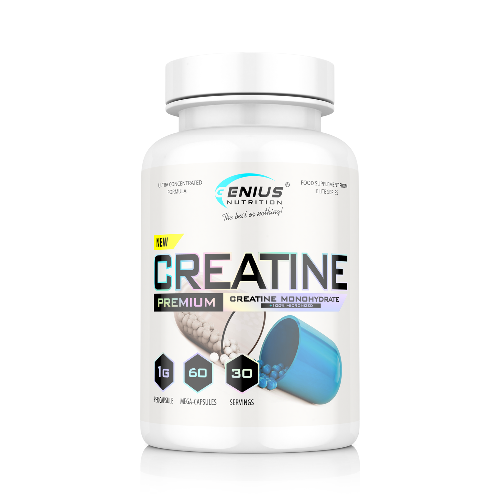 CREATINE 60 Mega Caps / 30 Serv