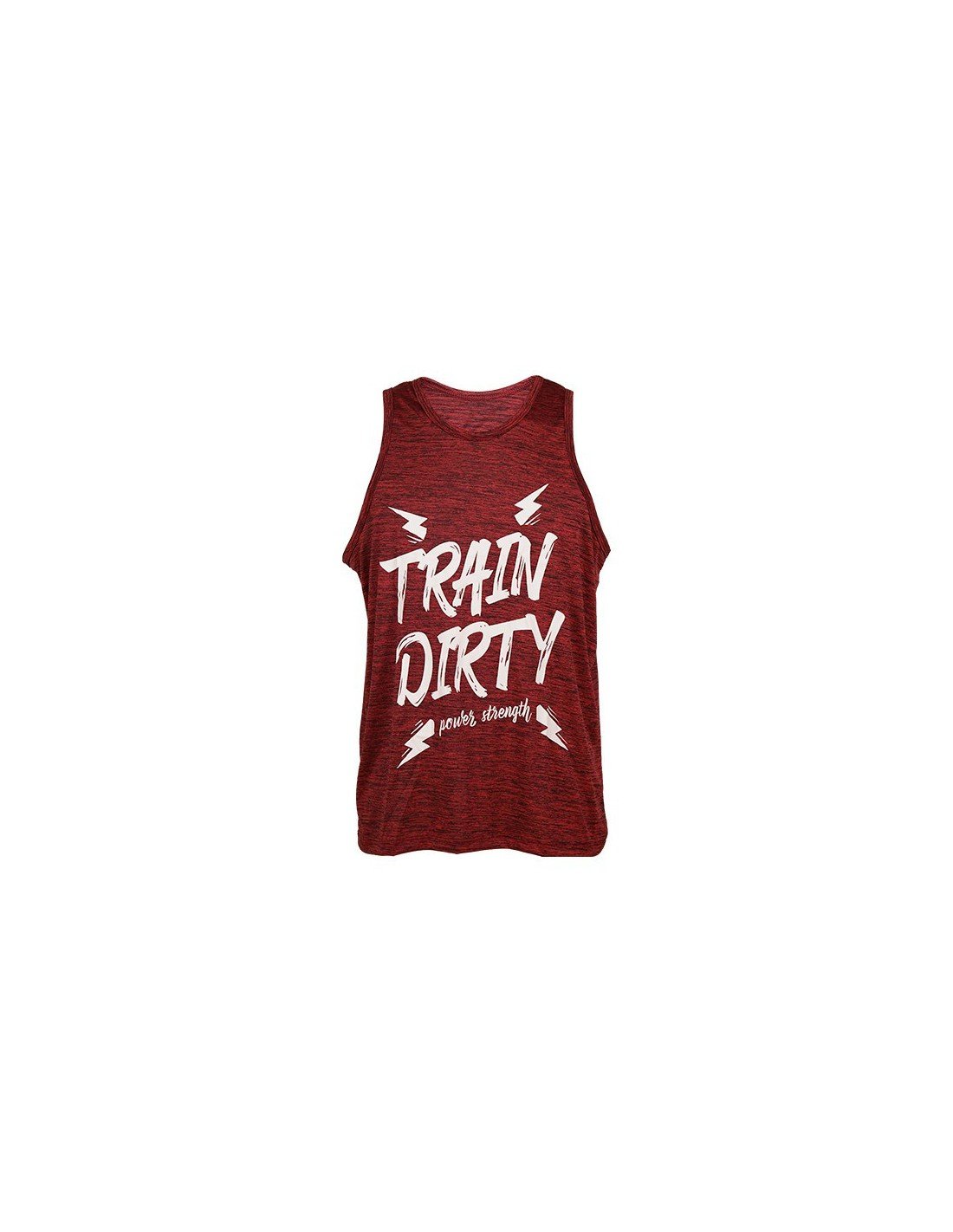 Camiseta Roja Tirantes Train Dirty Elastic-Dry Vitobest