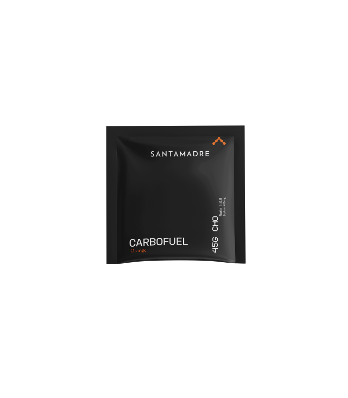Monodosis Bebida carbohidratos · carbofuel 45gr cho (ratio 1:0,5)