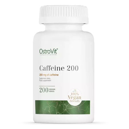 OstroVit Cafeína 200 mg 200 comprimidos
