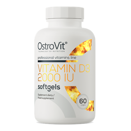 OstroVit Vitamina D3 2000 UI cápsulas blandas 60 cápsulas