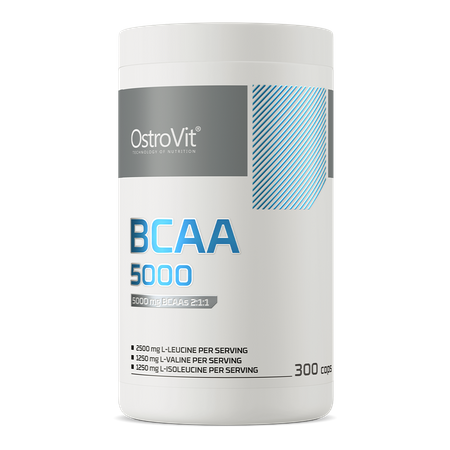 OstroVit BCAA 5000 mg 300 cápsulas