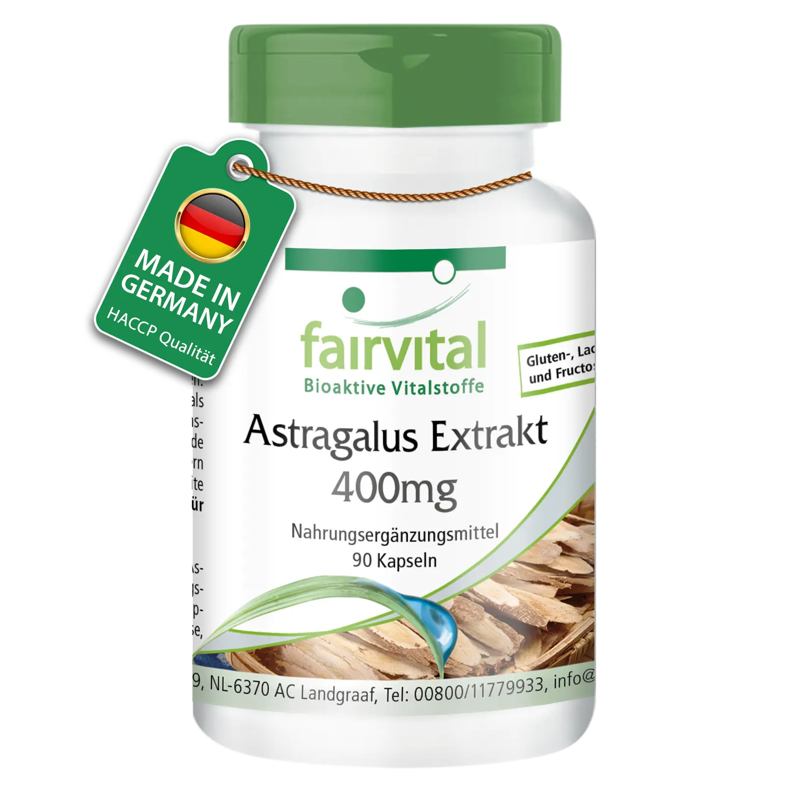 Extracto de astrágalo 90 Caps Astragalo raiz Fairvital