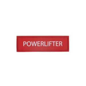 Parche Powerlifter en goma
