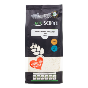 Harina Avena Integral Sin Gluten Bio 500 g Ecosana