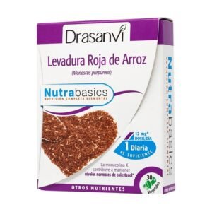Levadura Roja de Arroz (2,9 mg Monacolina K) 30 Cápsulas Nutrabasics Drasanvi
