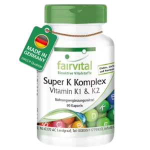Complejo Super K – Vitamina K1 y K2 – 90 Cápsulas