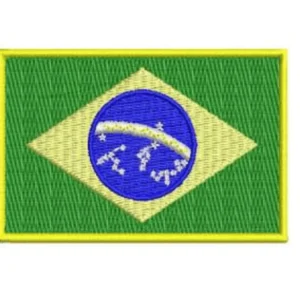 Parche Bandera Brasil