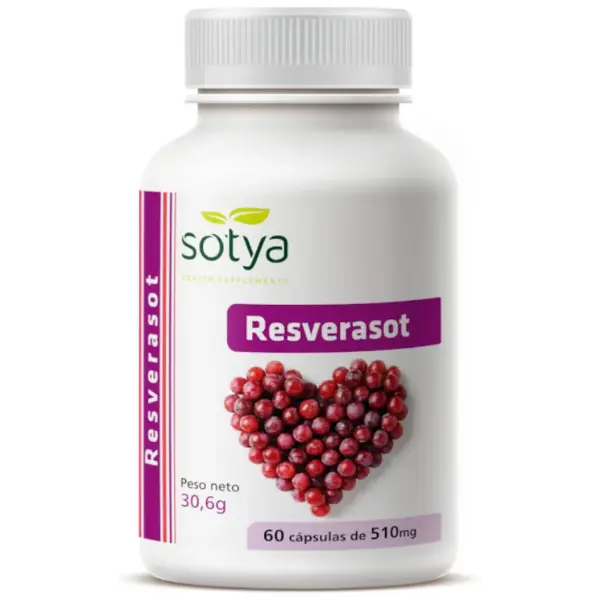 Resverasot 60 cápsulas vegetales de 510 mg / Resverastrol