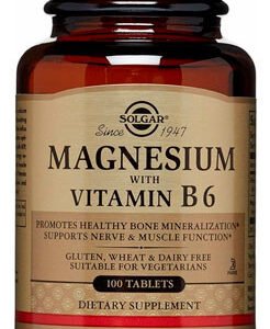 Solgar – Magnesio con vitamina B6 – 100 comprimidos