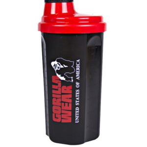 Gorilla Wear Shaker 700ML – Black/Red