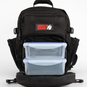 Mochila para preparar comidas Clyde, color negro / Bolso Nevera Gorilla Wear