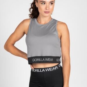 Camiseta Colby Cropped Tank Top – Gray