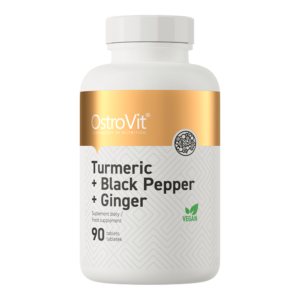 OstroVit Curcumina + Pimienta Negra + Jengibre 90 Comprimidos