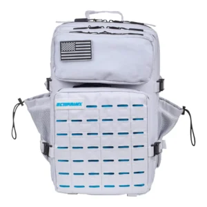 Mochila Táctica V2 45L All in Blanco y Azul