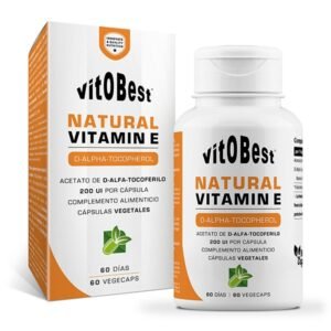 Natural Vitamin E 60 Vegecaps
