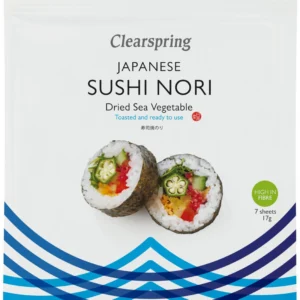 Nori de sushi japonés 17g (Clearspring)