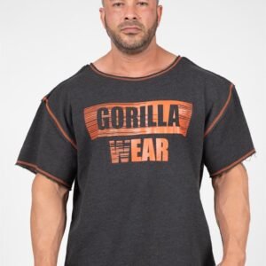 Camiseta Wallace Workout Top – Black/Orange
