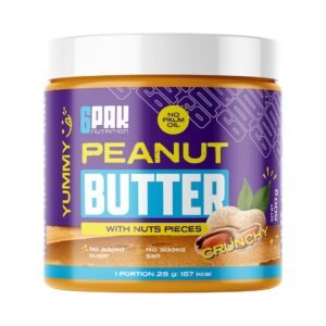 Crema de cacahuete, 500 gr Crunchy / 6PAK PEANUT BUTTER PAK